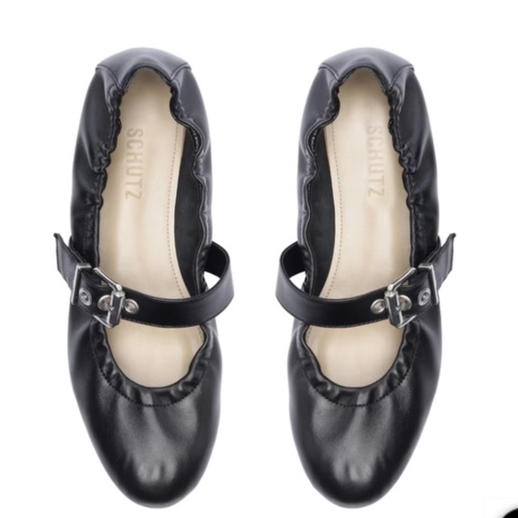 Schutz black ballerina flats - Picture 2 of 9